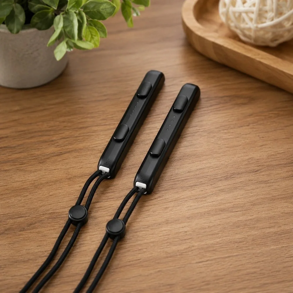 Nintendo Switch Joy Con Wrist Straps, Black, Pair/Set of 2
